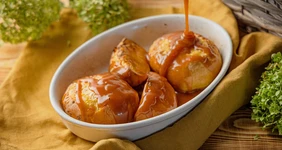 Пареная репа с&nbsp;карамельным соусом