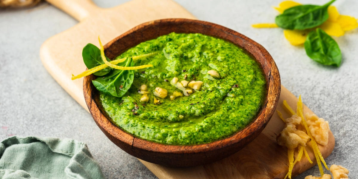 Песто: что за&nbsp;соус, рецепты с&nbsp;базиликом, шпинатом, петрушкой и&nbsp;на&nbsp;зиму