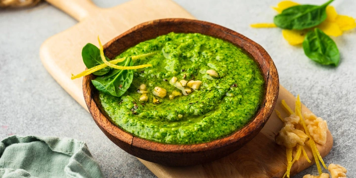 Песто: что за&nbsp;соус, рецепты с&nbsp;базиликом, шпинатом, петрушкой и&nbsp;на&nbsp;зиму