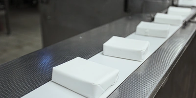 Творог фасуется в&nbsp;брикеты