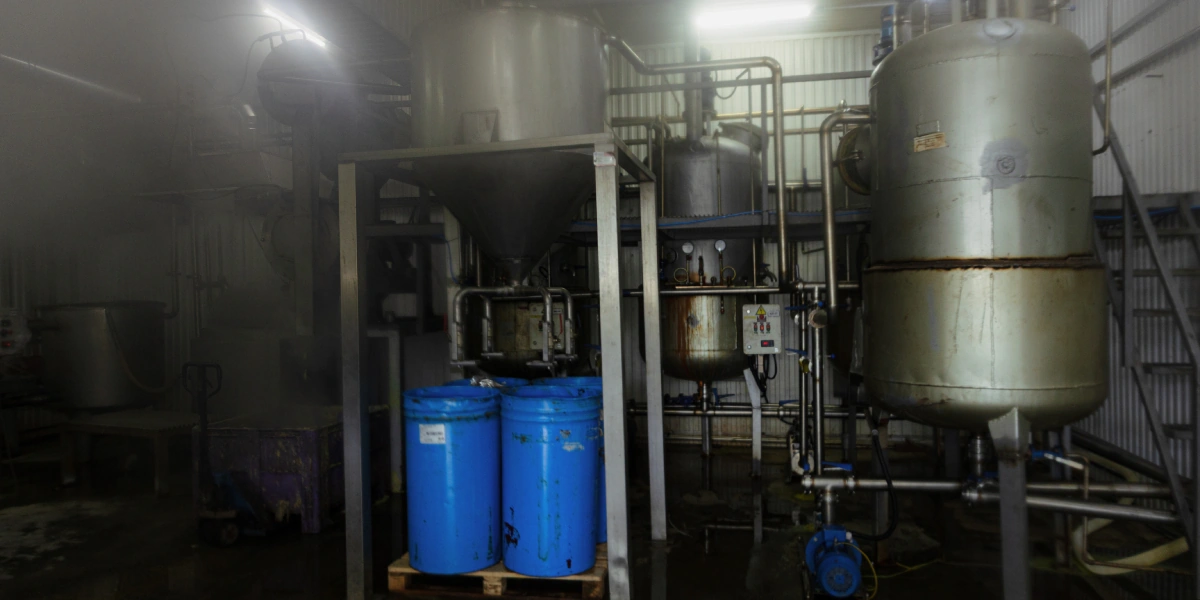 Перед подачей на&nbsp;уваривание кабачки проходят через инспекционную ленту, где сотрудники следят за&nbsp;качеством обработки овощей. Затем при&nbsp;температуре +85-90 градусов кабачки уваривают до&nbsp;состояния пюре