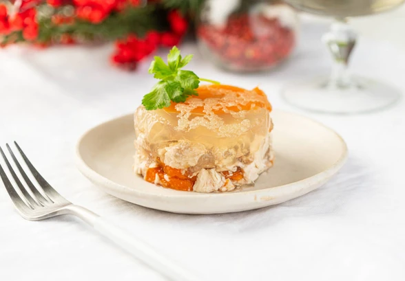 Рецепт «Холодец из&nbsp;курицы с&nbsp;желатином»