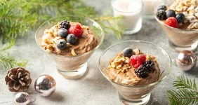 Шоколадный мусс с&nbsp;фундуком