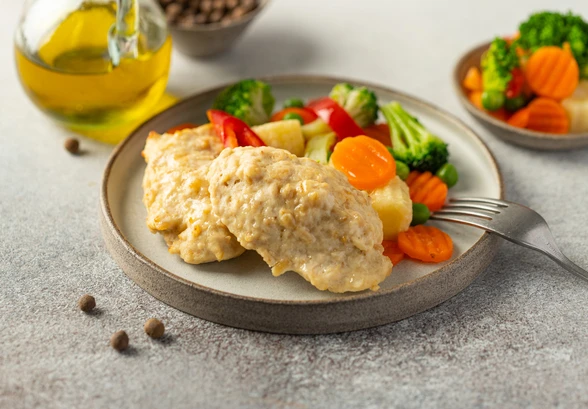 Рецепт «Куриные котлеты на&nbsp;пару»