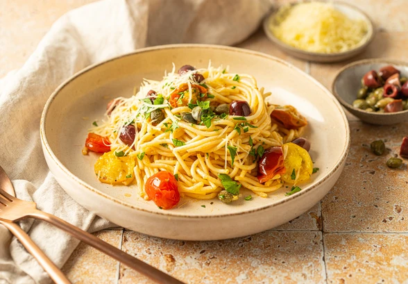 Рецепт «Спагетти путанеска»