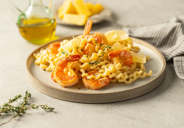 Рецепт «Паста с&nbsp;креветками»