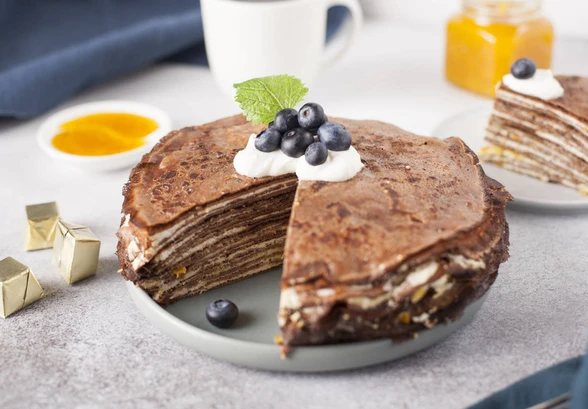 Рецепт «Блинный торт шоколадный»