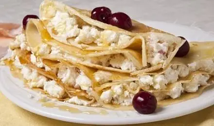 Рецепт «Тонкие блины на&nbsp;сыворотке»