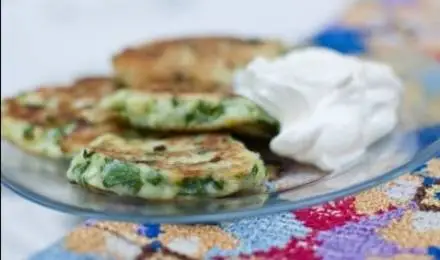 Рецепт «Оладьи из&nbsp;кабачков»