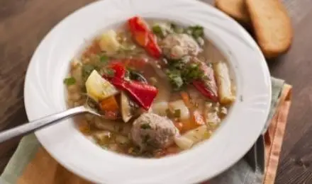 Рецепт «Суп с&nbsp;фрикадельками»