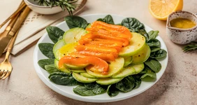 Карпаччо из&nbsp;овощей с&nbsp;заправкой винегрет