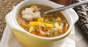 Чилийский суп из&nbsp;конгрио