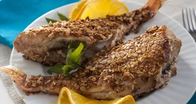 Окунь в&nbsp;овсяной панировке 