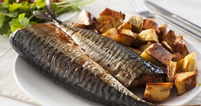 Скумбрия, запеченная под&nbsp;грилем