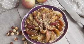 Яблочный крамбл без&nbsp;выпечки