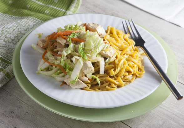 Рецепт «Лапша с&nbsp;зеленью и&nbsp;тофу»
