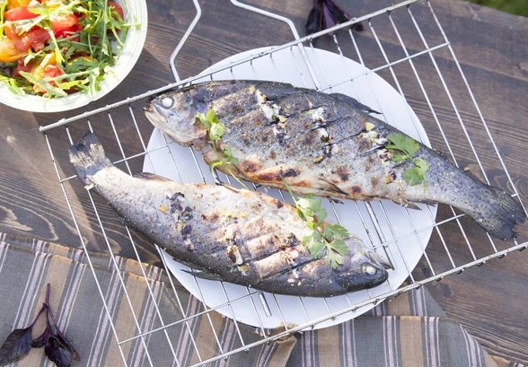 Рецепт «Форель с&nbsp;травами на&nbsp;гриле»