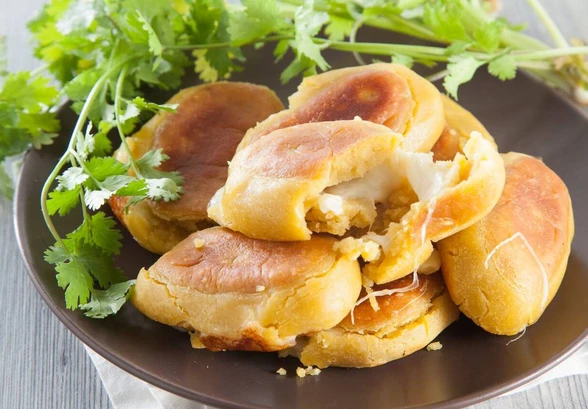 Рецепт «Кукурузные хлебцы с&nbsp;сыром»