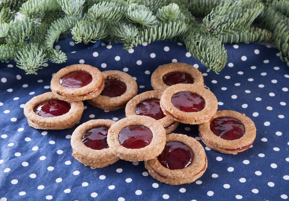 Рецепт «Печенье «Линзер»»