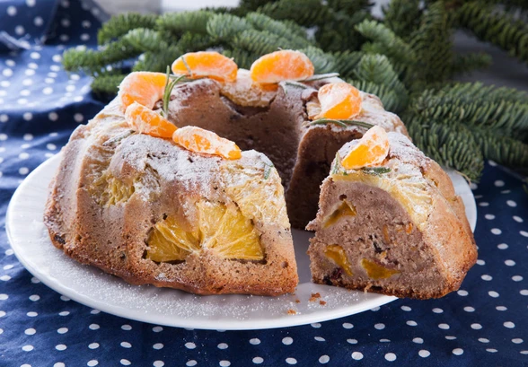 Рецепт «Цитрусовый новогодний пирог»