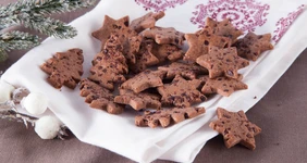 Шоколадное печенье с&nbsp;какао-крупкой