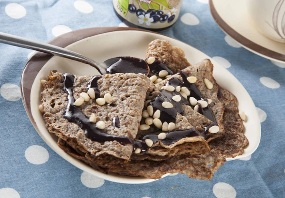 Рецепт «Льняные блинчики (без яиц и&nbsp;молока)»