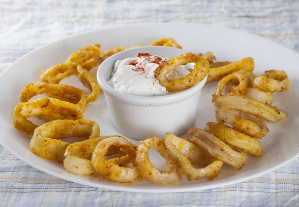 Рецепт «Кольца кальмаров в&nbsp;пряностях»