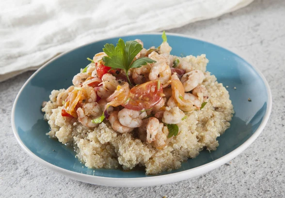 Рецепт «Киноа с&nbsp;креветками»