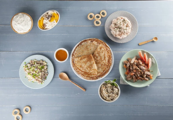 Рецепт «Начинки для&nbsp;блинов на&nbsp;любой вкус »