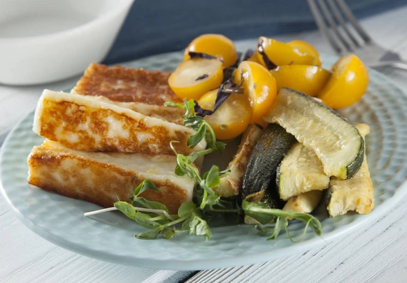 Рецепт «Жареный сыр с&nbsp;цукини»