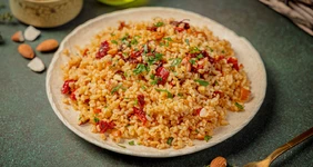 Булгур с&nbsp;миндалём и&nbsp;вялеными томатами