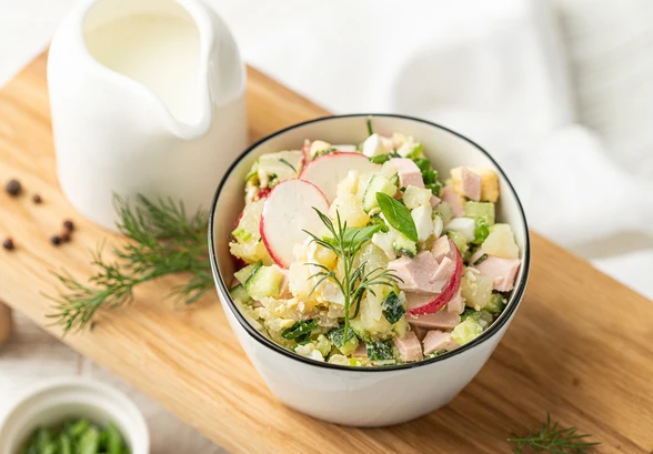 Рецепт «Окрошка на&nbsp;кефире»