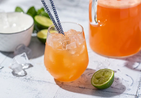 Рецепт «Коктейль из&nbsp;арбуза с&nbsp;лаймом»