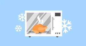 Как размораживать продукты в&nbsp;микроволновке