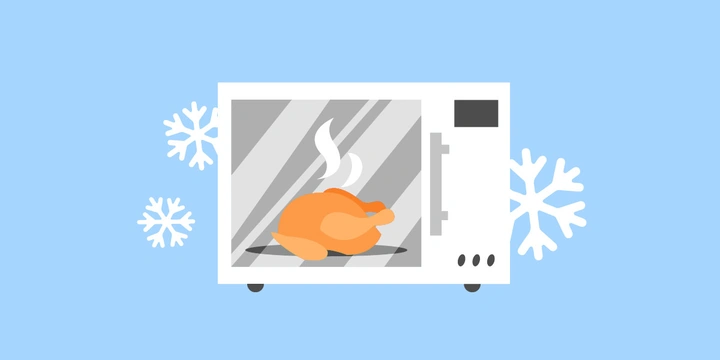 Как размораживать продукты в&nbsp;микроволновке