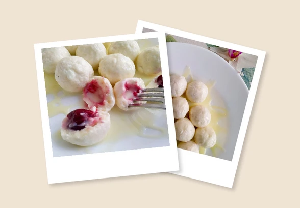 Рецепт «Ленивые вареники с&nbsp;сюрпризом»