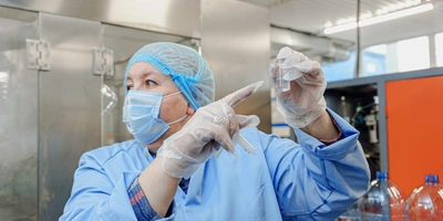 На производстве работает сертифицированная лаборатория — её сотрудники отслеживают состояние воды по&nbsp;различным показателям, берут анализы и&nbsp;проверяют на&nbsp;соответствие стандартам