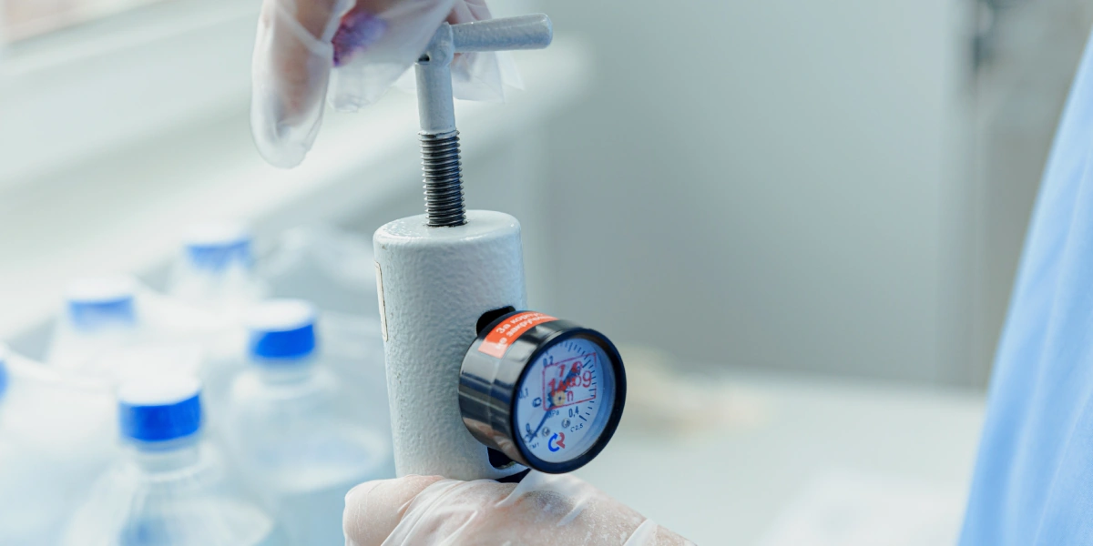 На производстве работает сертифицированная лаборатория — её сотрудники отслеживают состояние воды по&nbsp;различным показателям, берут анализы и&nbsp;проверяют на&nbsp;соответствие стандартам