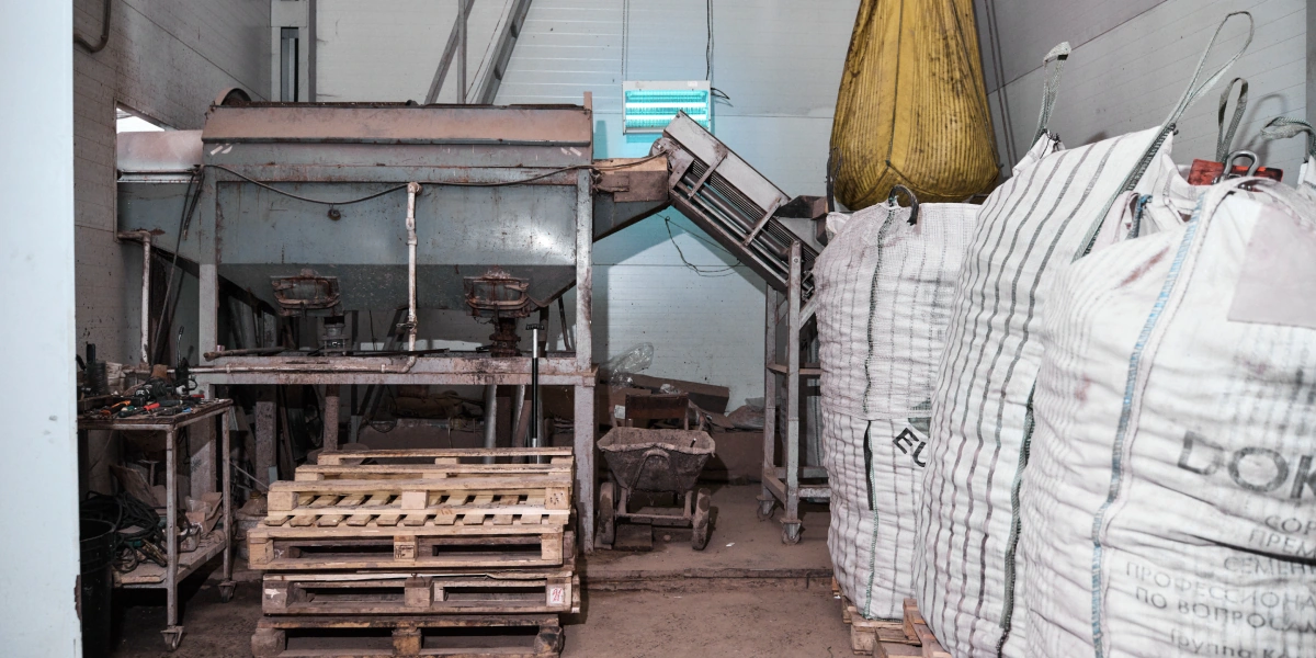 Зона приёмки картофеля