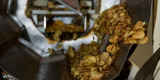 Специи и&nbsp;чипсы смешиваются в&nbsp;этом барабане