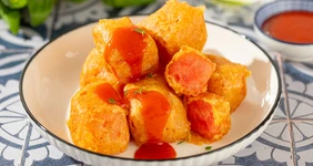 Жареный арбуз темпура