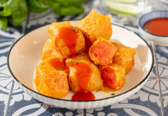 Рецепт «Жареный арбуз темпура»
