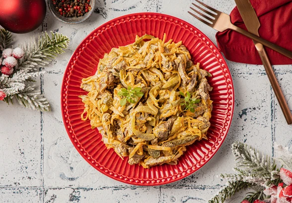 Рецепт «Салат «Обжорка»»