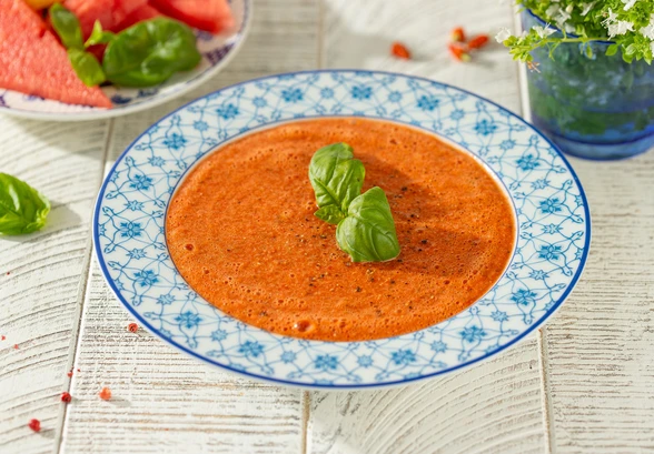 Рецепт «Гаспачо из&nbsp;арбуза»