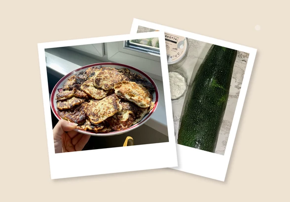 Рецепт «Кабачковые оладьи с&nbsp;рикоттой»