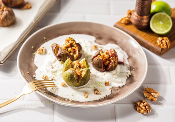 Рецепт «Инжир с&nbsp;лаймом и&nbsp;страчателлой»