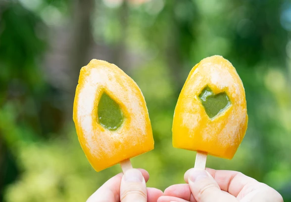 Рецепт «Мороженое манго с&nbsp;матчей»