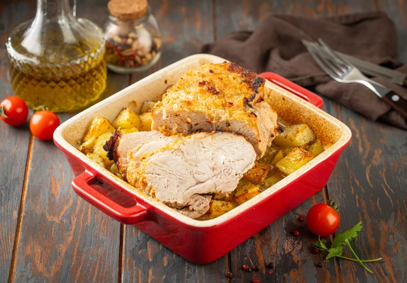 Рецепт «Свинина, запечённая в&nbsp;духовке»