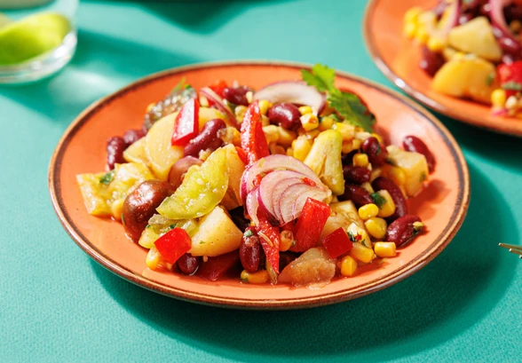 Рецепт «Мексиканский салат с&nbsp;красной фасолью»