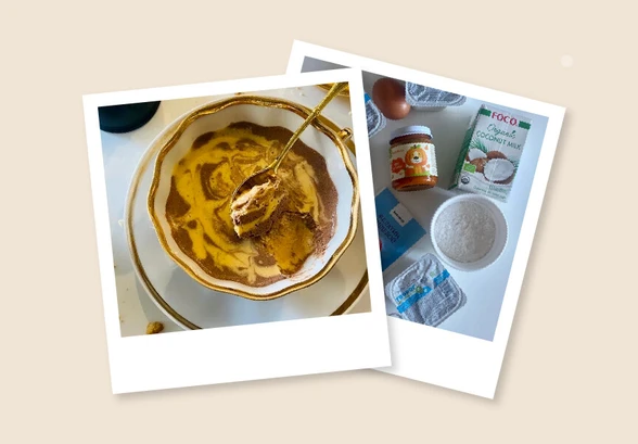 Рецепт «Творожный мусс с&nbsp;какао и&nbsp;тыквой»